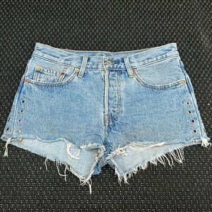 Levi’s 501 Cutoff Denim Jean Shorts